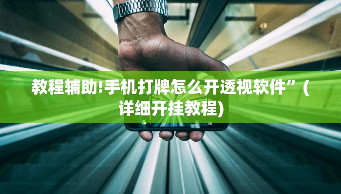 教程辅助!手机打牌怎么开透视软件”(详细开挂教程)