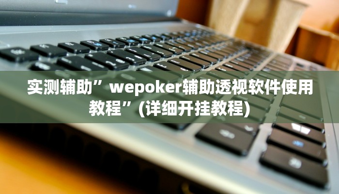 实测辅助”wepoker辅助透视软件使用教程”(详细开挂教程)