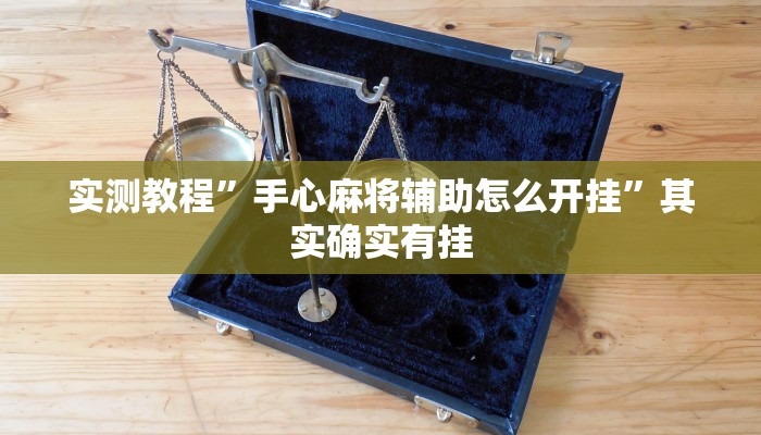 实测教程”手心麻将辅助怎么开挂”其实确实有挂