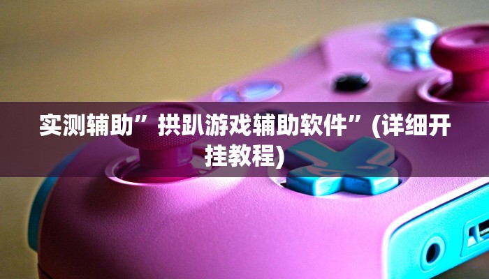 实测辅助”拱趴游戏辅助软件”(详细开挂教程)