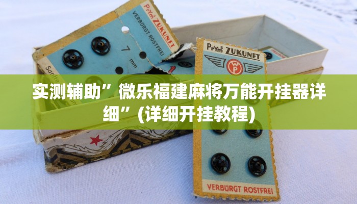 实测辅助”微乐福建麻将万能开挂器详细”(详细开挂教程)