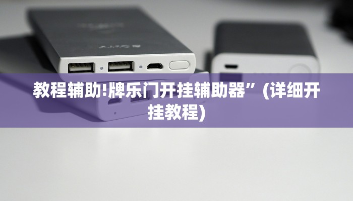 教程辅助!牌乐门开挂辅助器”(详细开挂教程)
