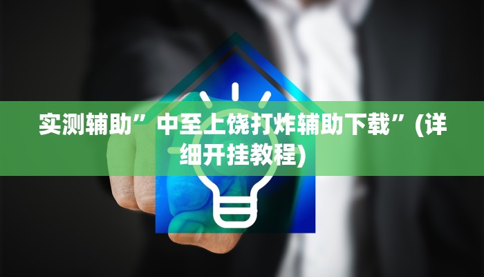 实测辅助”中至上饶打炸辅助下载”(详细开挂教程)