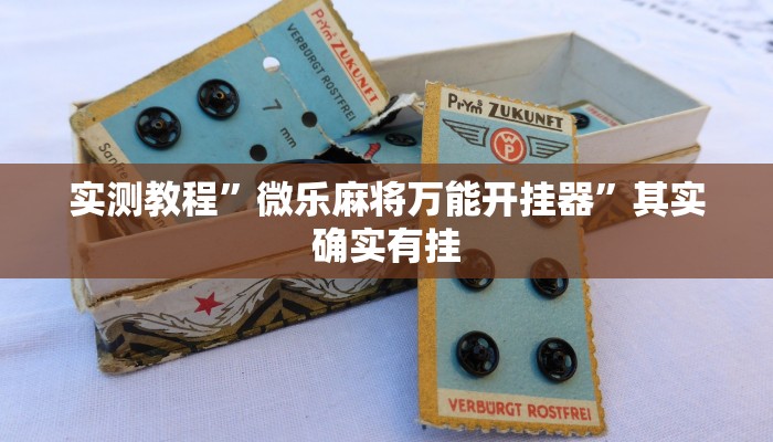 实测教程”微乐麻将万能开挂器”其实确实有挂