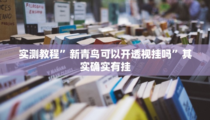 实测教程”新青鸟可以开透视挂吗”其实确实有挂