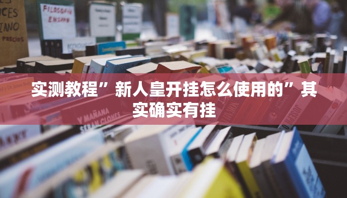 实测教程”新人皇开挂怎么使用的”其实确实有挂