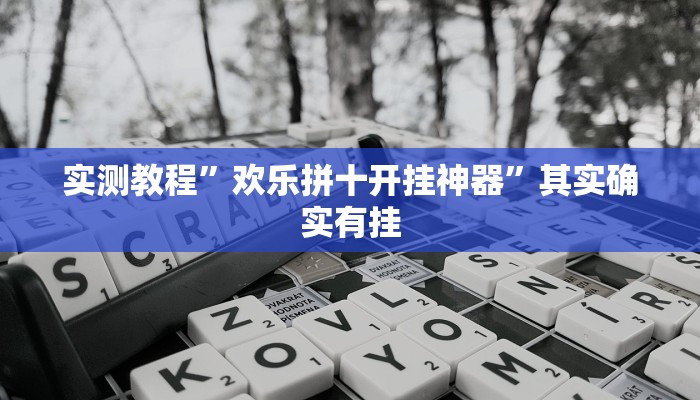 实测教程”欢乐拼十开挂神器”其实确实有挂