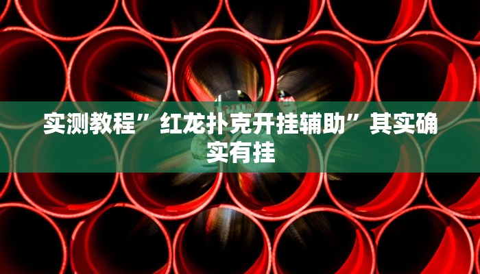 实测教程”红龙扑克开挂辅助”其实确实有挂