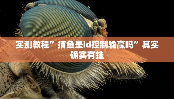 实测教程”捕鱼是id控制输赢吗”其实确实有挂