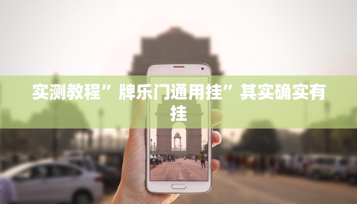 实测教程”牌乐门通用挂”其实确实有挂