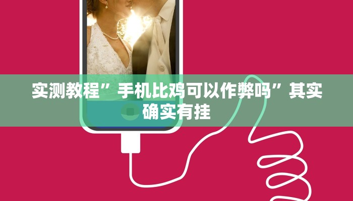 实测教程”手机比鸡可以作弊吗”其实确实有挂