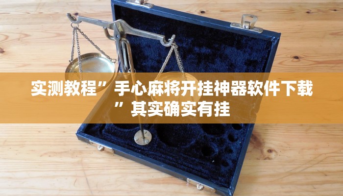 实测教程”手心麻将开挂神器软件下载”其实确实有挂