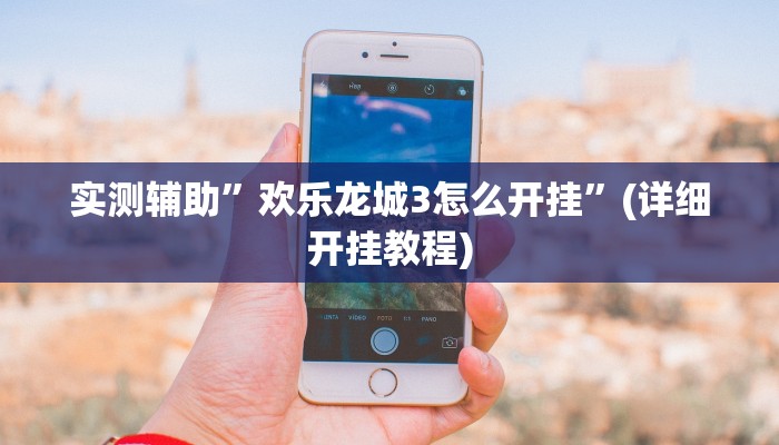实测辅助”欢乐龙城3怎么开挂”(详细开挂教程)