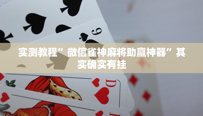 教程辅助!微信财神十三张开挂辅助软件”(详细开挂教程)