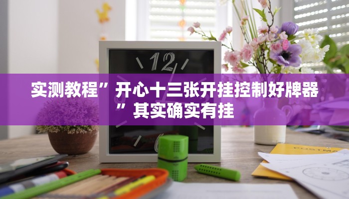 实测教程”开心十三张开挂控制好牌器”其实确实有挂