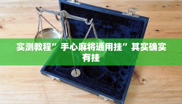 实测教程”手心麻将通用挂”其实确实有挂