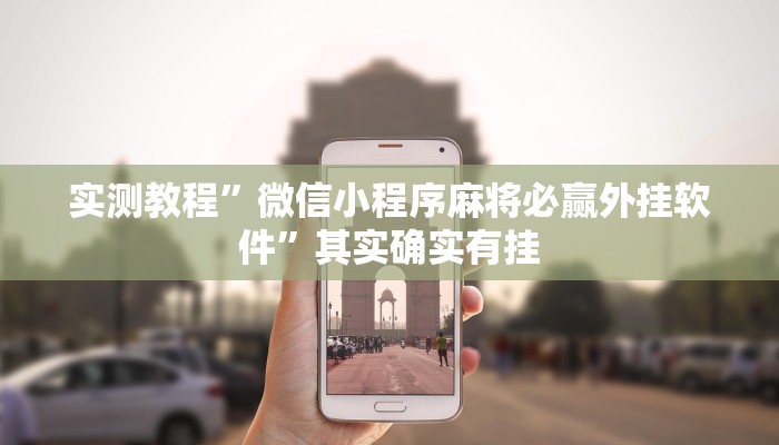 实测教程”微信小程序麻将必赢外挂软件”其实确实有挂