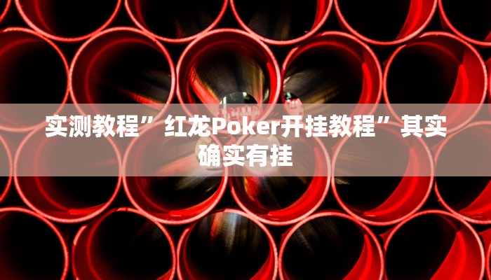实测教程”红龙Poker开挂教程”其实确实有挂