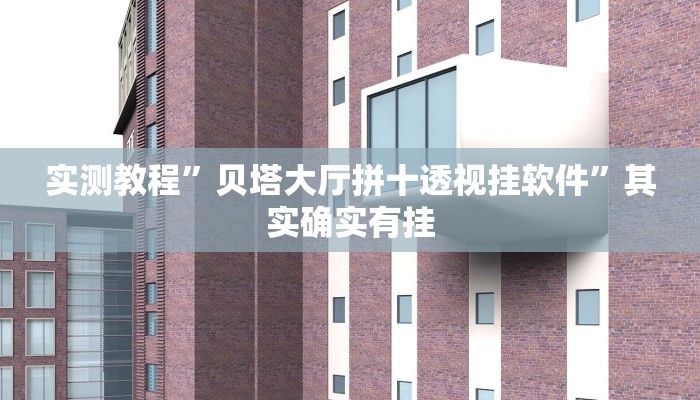 实测教程”贝塔大厅拼十透视挂软件”其实确实有挂
