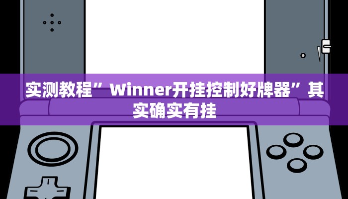 实测教程”Winner开挂控制好牌器”其实确实有挂