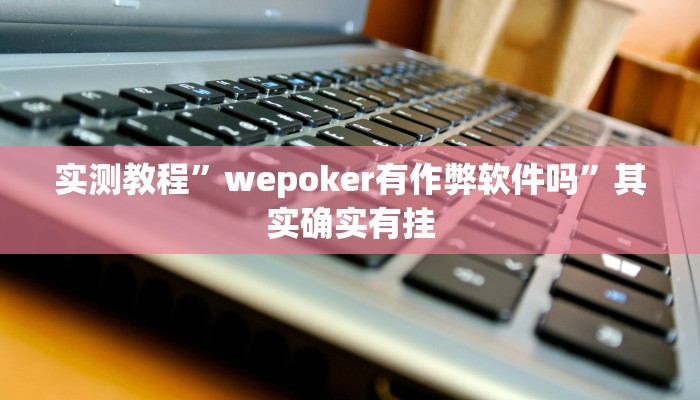 实测教程”wepoker有作弊软件吗”其实确实有挂