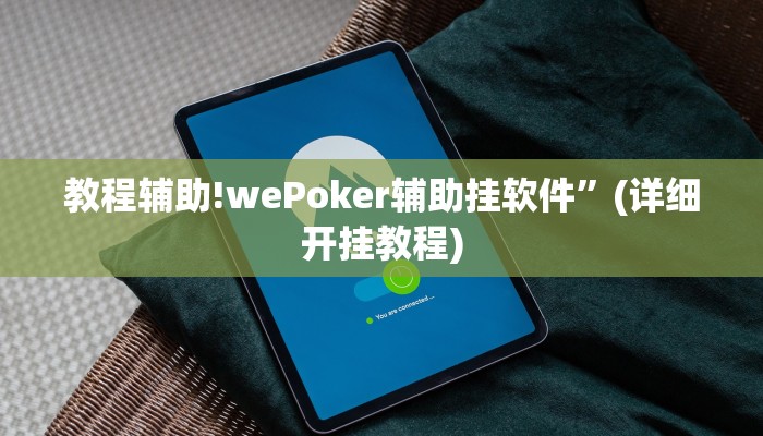 教程辅助!wePoker辅助挂软件”(详细开挂教程)