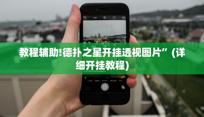 教程辅助!德扑之星开挂透视图片”(详细开挂教程)