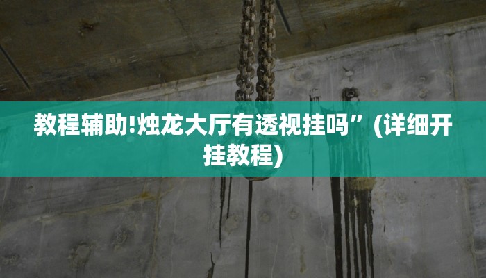 教程辅助!烛龙大厅有透视挂吗”(详细开挂教程)