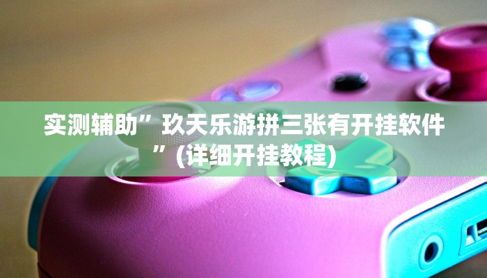 实测辅助”玖天乐游拼三张有开挂软件”(详细开挂教程)