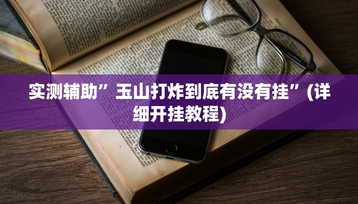 实测辅助”玉山打炸到底有没有挂”(详细开挂教程)