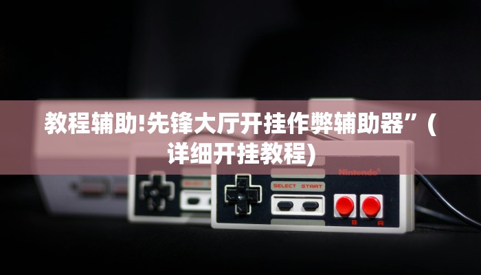 教程辅助!先锋大厅开挂作弊辅助器”(详细开挂教程)