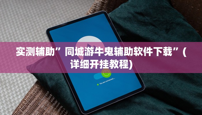 实测辅助”同城游牛鬼辅助软件下载”(详细开挂教程)