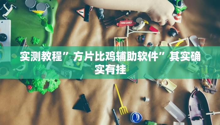 实测教程”方片比鸡辅助软件”其实确实有挂