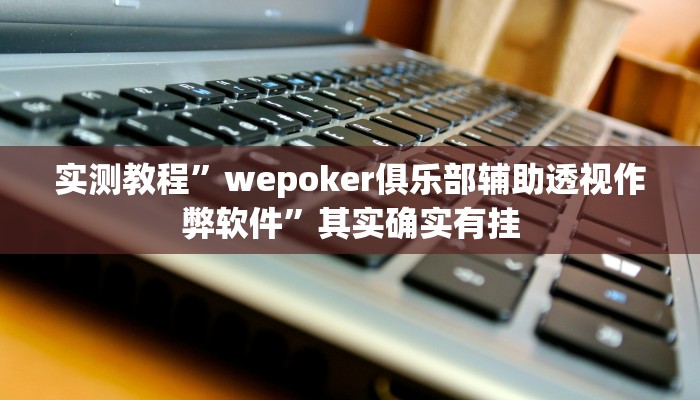 实测教程”wepoker俱乐部辅助透视作弊软件”其实确实有挂