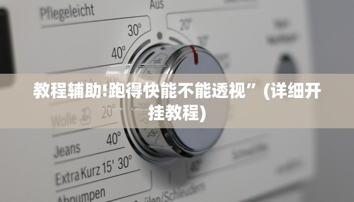 教程辅助!跑得快能不能透视”(详细开挂教程)
