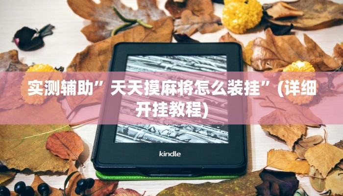 实测辅助”天天摸麻将怎么装挂”(详细开挂教程)