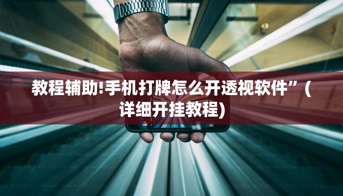 教程辅助!手机打牌怎么开透视软件”(详细开挂教程)