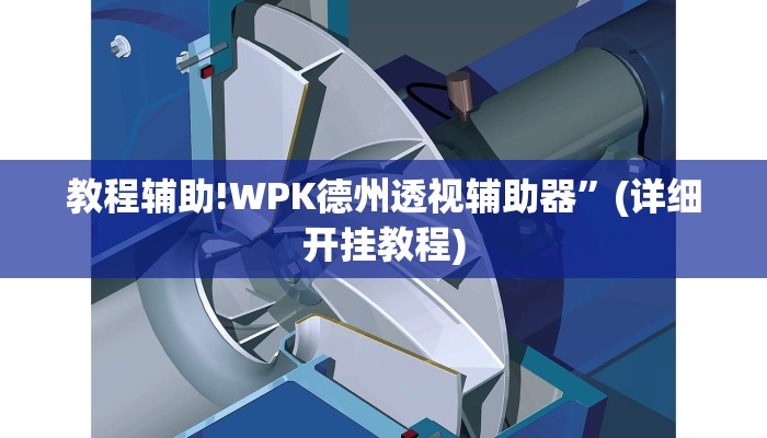 教程辅助!WPK德州透视辅助器”(详细开挂教程)