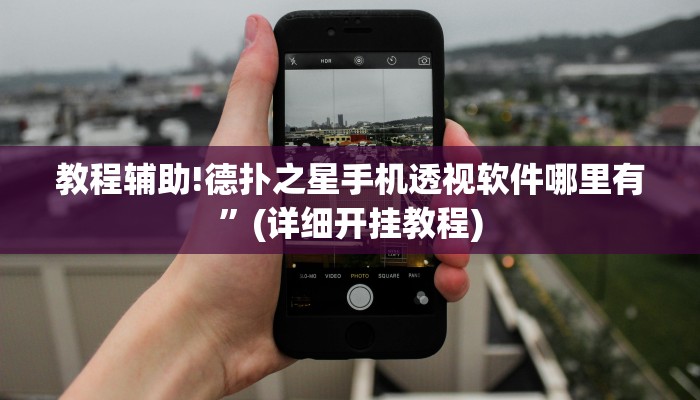 教程辅助!德扑之星手机透视软件哪里有”(详细开挂教程)