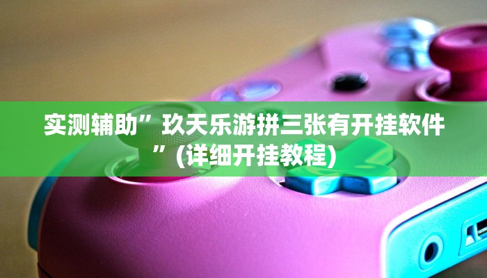 实测辅助”玖天乐游拼三张有开挂软件”(详细开挂教程)