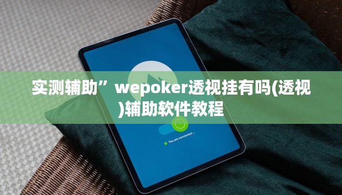 实测辅助”wepoker透视挂有吗(透视)辅助软件教程