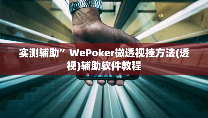 实测辅助”WePoker微透视挂方法(透视)辅助软件教程