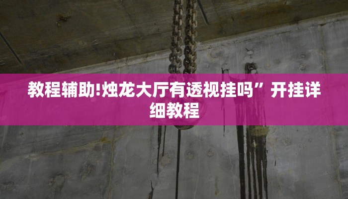 教程辅助!烛龙大厅有透视挂吗”开挂详细教程
